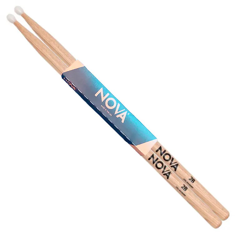 Baqueta NOVA - Vic Firth 2BN Natural (Punta Nylon) 1