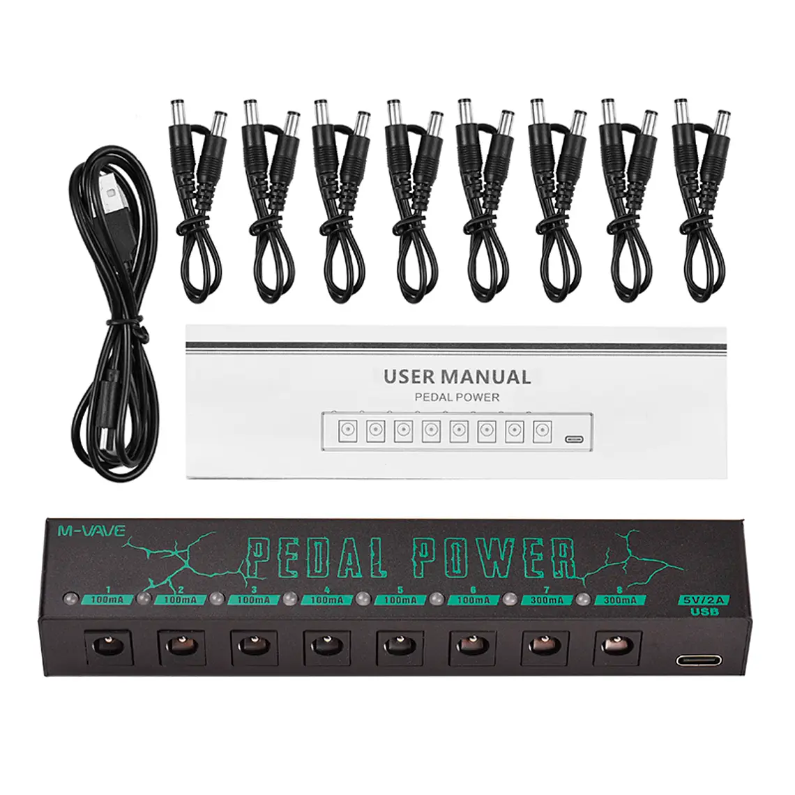 M-Vave Fuente de Poder - Power Pedal 9V 1