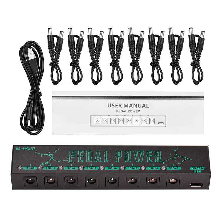 M-Vave Fuente de Poder - Power Pedal 9V 1