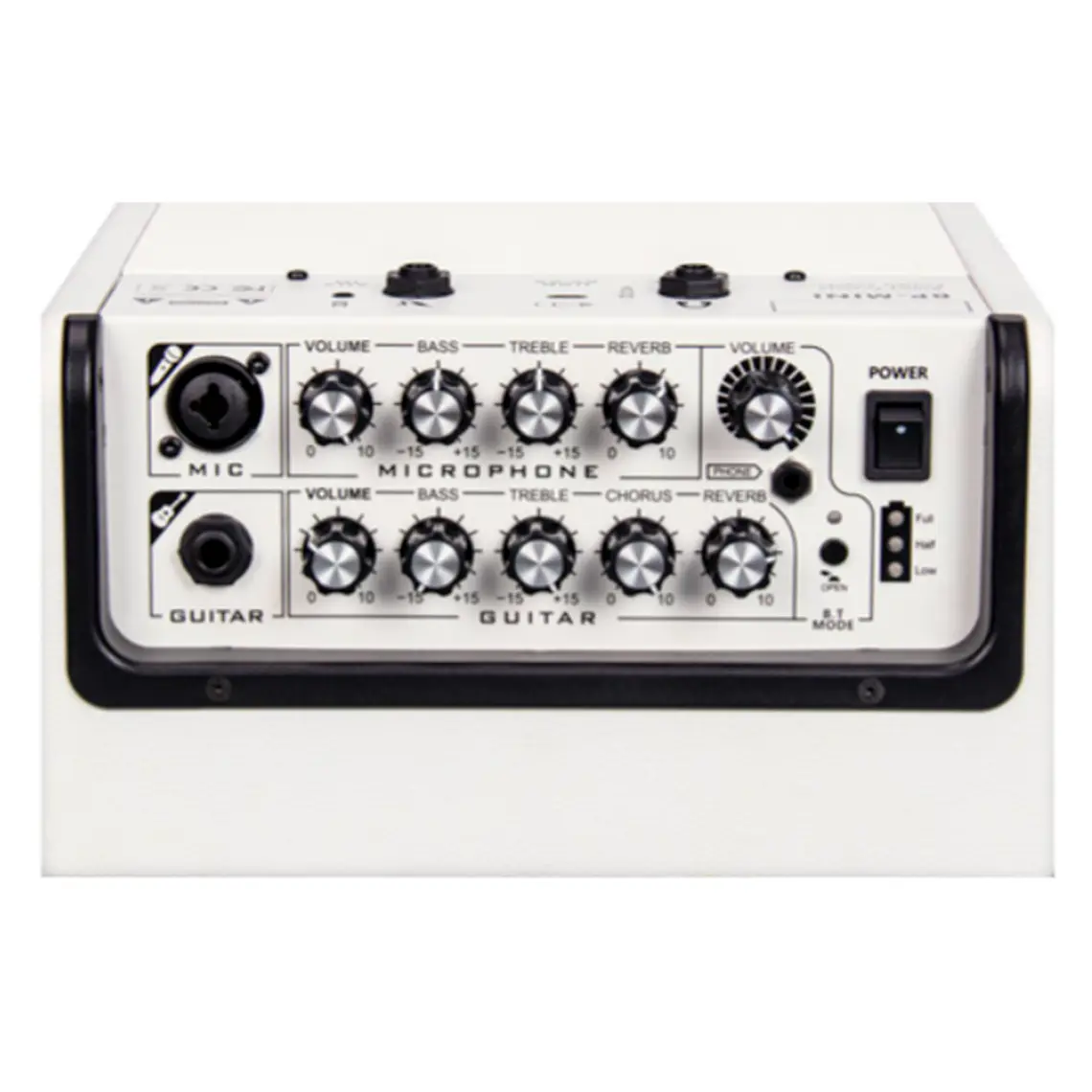 Coolmusic BP-Mini Amplificador Recargable Guitarra Acústica Blanco 2