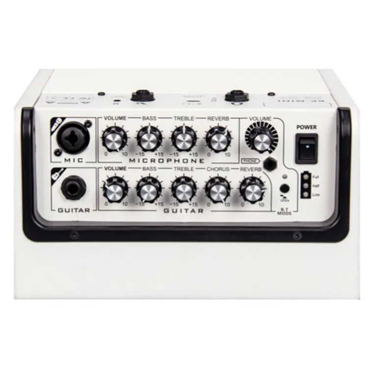 Coolmusic BP-Mini Amplificador Recargable Guitarra Acústica Blanco 2