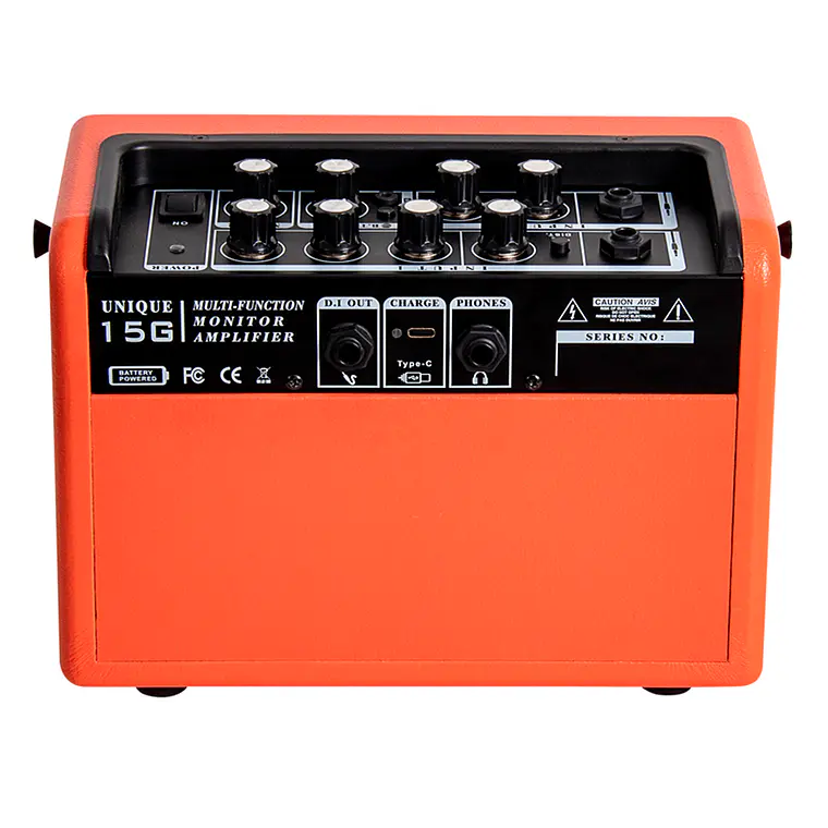 Coolmusic Unique 15G 15W Portátil - Amplificador Guitarra 3