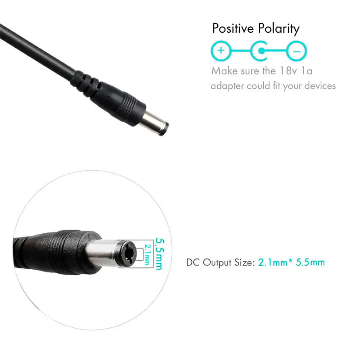 Caline - Fuente de Poder Pedales - 9V 1A 2