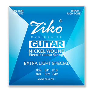 Ziko Cuerdas Guitarra Eléctrica 0.09 DN-009