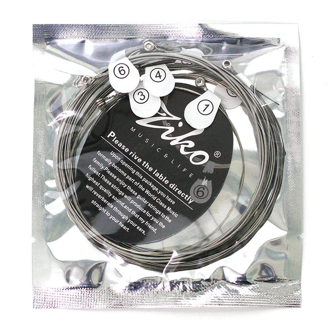 Ziko Cuerdas Guitarra Eléctrica 0.09 DNF-009 6