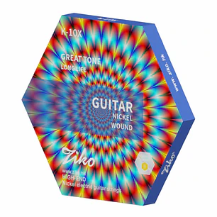Ziko Cuerdas Guitarra Eléctrica 0.10 K-10X Premium