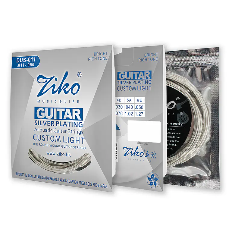 Ziko Cuerdas Metálicas Guitarra Acústica 0.11 DUS-011 3