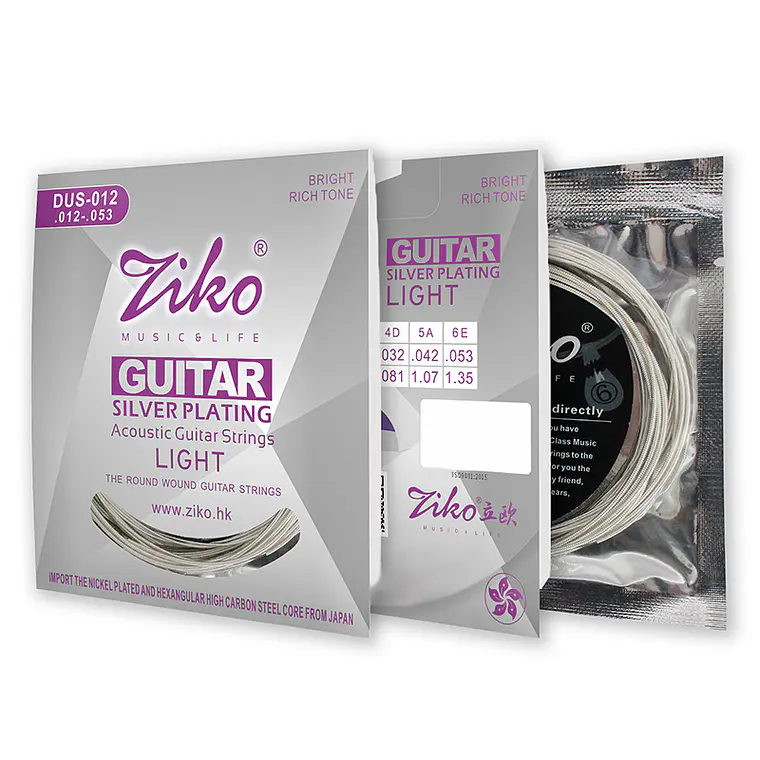 Ziko Cuerdas Metálicas Guitarra Acústica 0.12 DUS-012 3