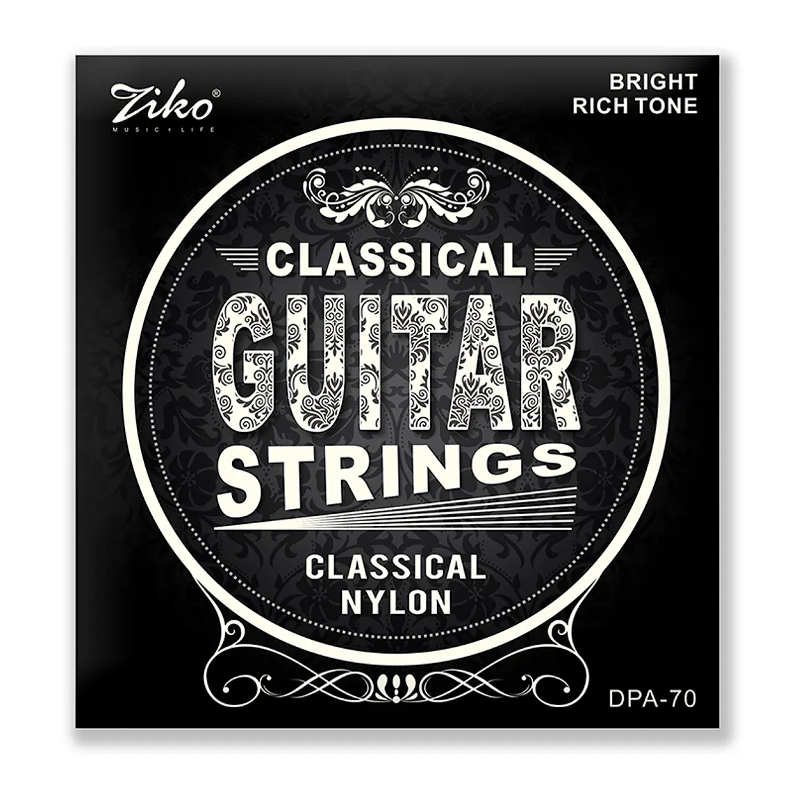 Ziko Cuerdas Nylon Guitarra Acústica DPA-70 1