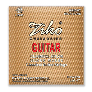 Ziko Cuerdas Nylon Guitarra Acústica DPA-28