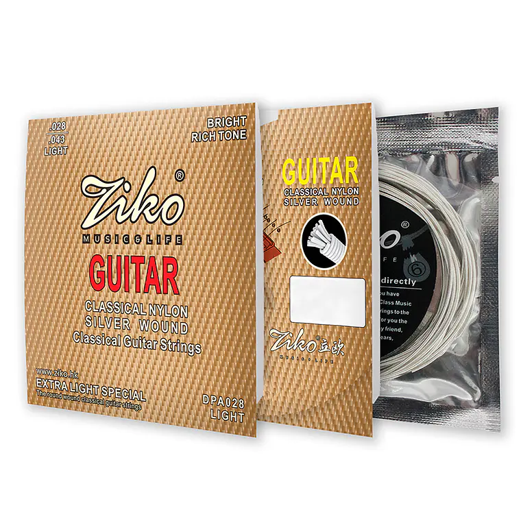 Ziko Cuerdas Nylon Guitarra Acústica DPA-28 3