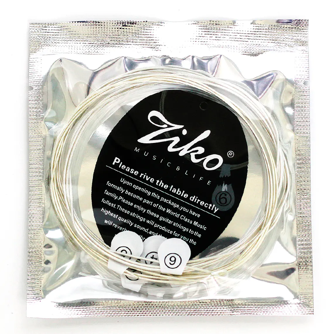 Ziko Cuerdas Nylon Guitarra Acústica DPA-28 4