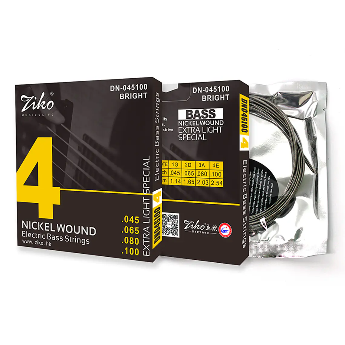 Ziko Cuerdas Bajo Eléctrico 4 CuerdaDN-045100 3