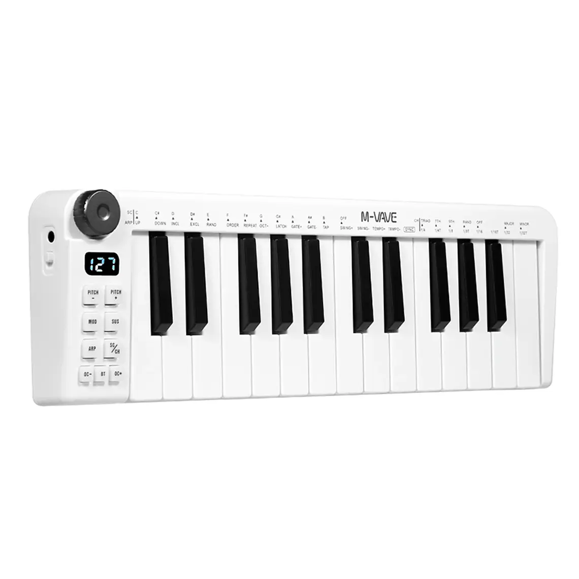 M-Vave SMK25 MINI- Controlador MIDI Bluetooth Blanco 1