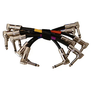 Caline CL-01 Cable Patch Blindado (x6), 15 cm