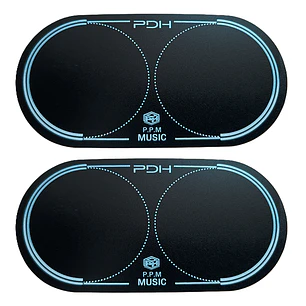 PDH - 2 Protectores Bombo - Doble Negro