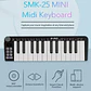 M-Vave SMK25 MINI- Controlador MIDI Bluetooth Negro - Miniatura 2