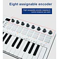 M-Vave SMK25 II - Controlador MIDI Bluetooth Blanco - Miniatura 8