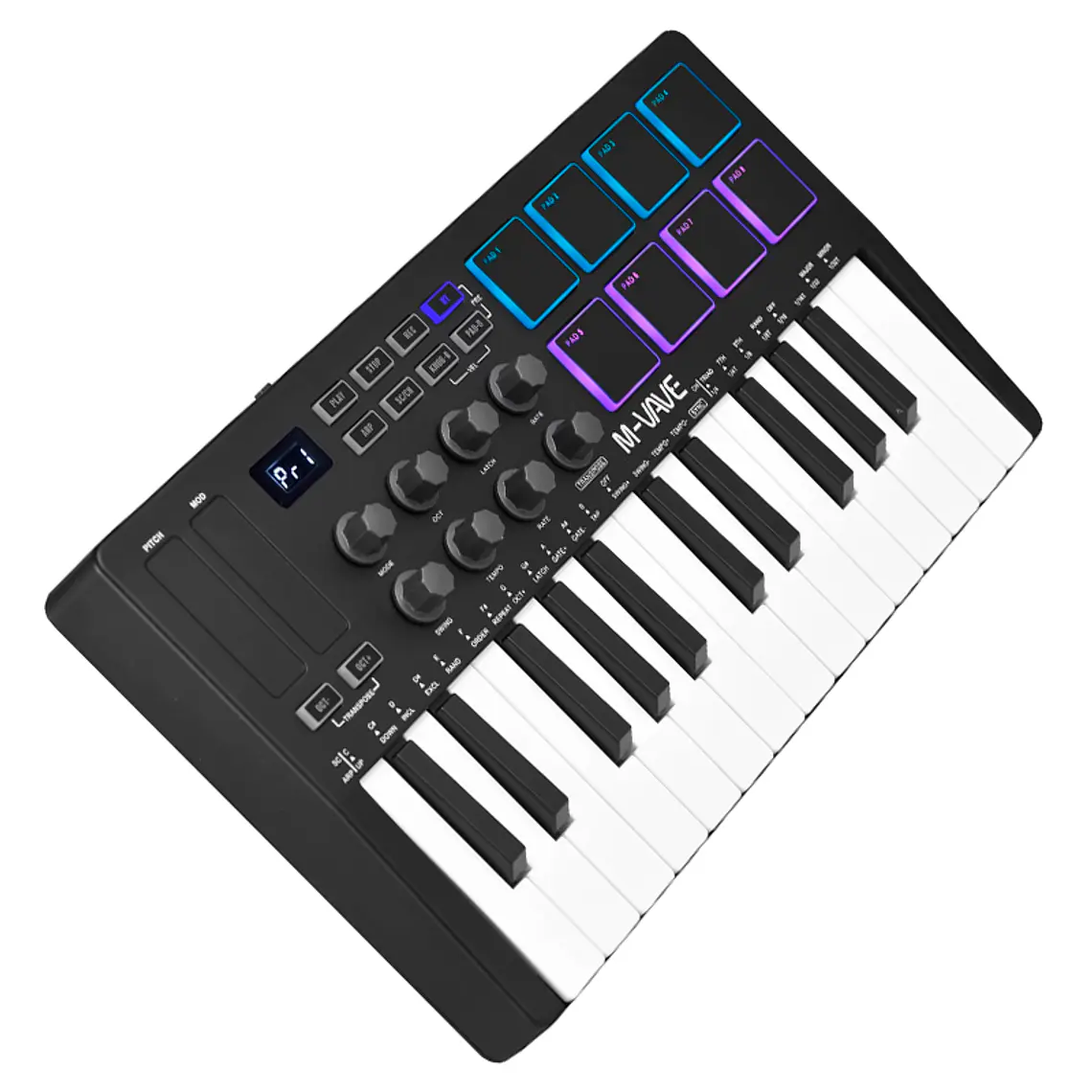 M-Vave SMK25 - Controlador MIDI Bluetooth Negro 1