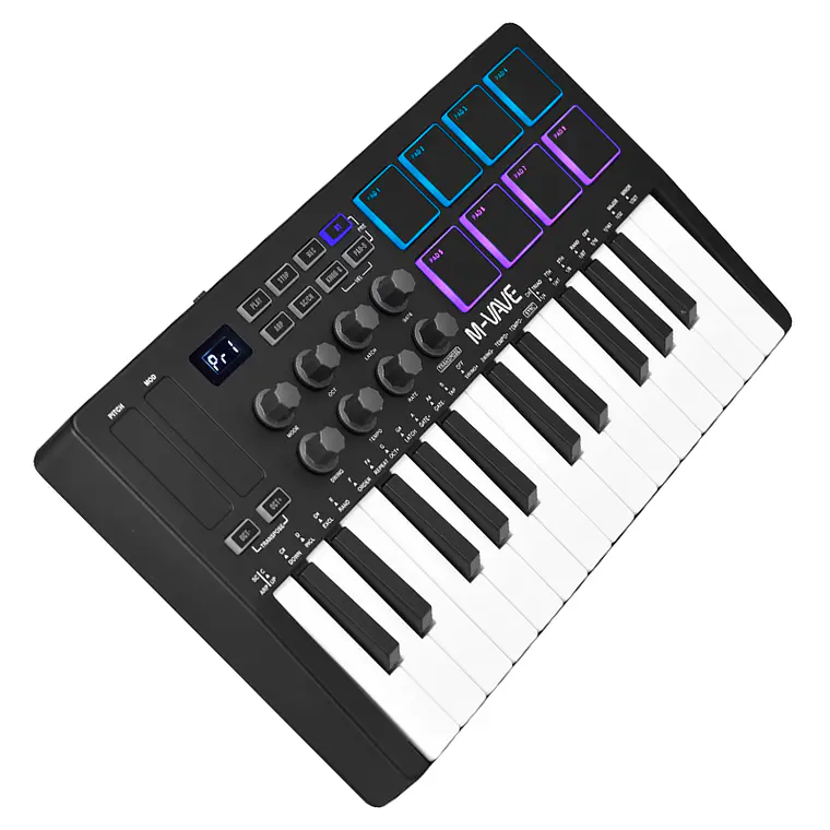 M-Vave SMK25 - Controlador MIDI Bluetooth Negro 1
