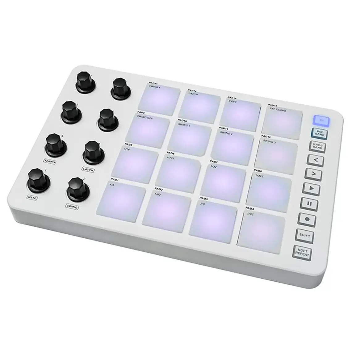 M-Vave SMC PAD - Controlador MIDI Bluetooth Blanco 1