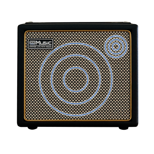 Coolmusic BP-Mini Amplificador Recargable Guitarra Acústica Negro