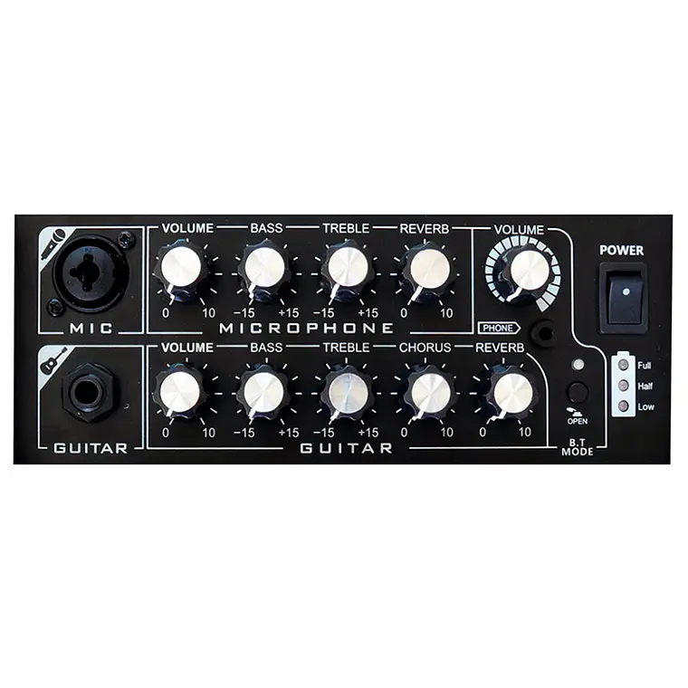 Coolmusic BP-Mini Amplificador Recargable Guitarra Acústica Negro 3