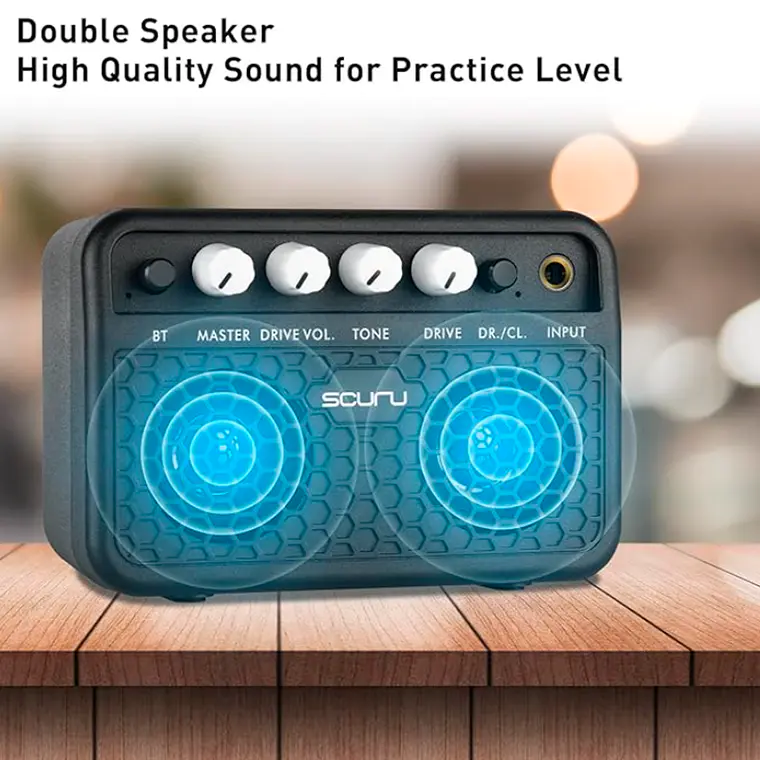 Caline Scuru S3 5W Portátil - Amplificador Guitarra Negro 3