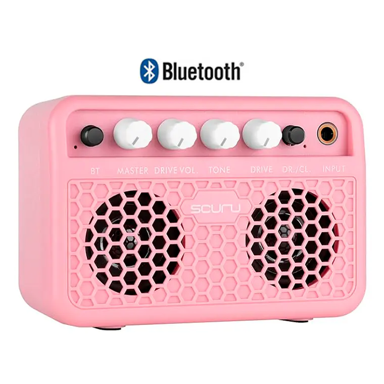 Caline Scuru S3 5W Portátil - Amplificador Guitarra Rosado 1