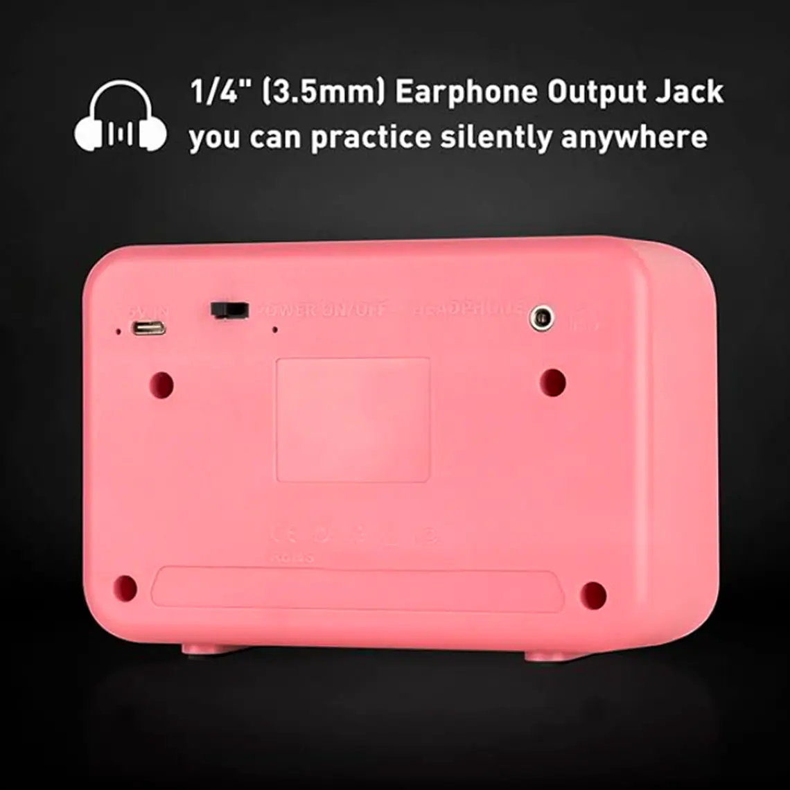 Caline Scuru S3 5W Portátil - Amplificador Guitarra Rosado 3
