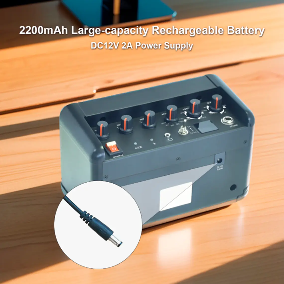 Rowin Amplificador PE-10 15W Rojo 3