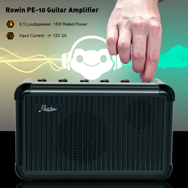 Rowin Amplificador PE-10 15W Rojo 5