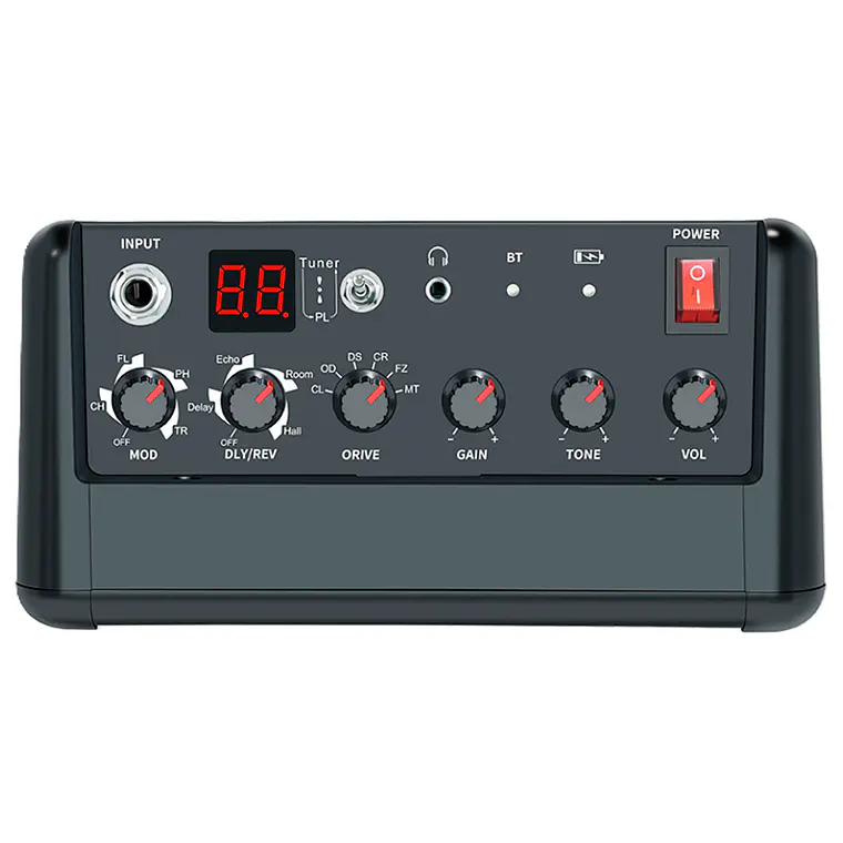 Rowin Amplificador PE-10 15W Rojo 7