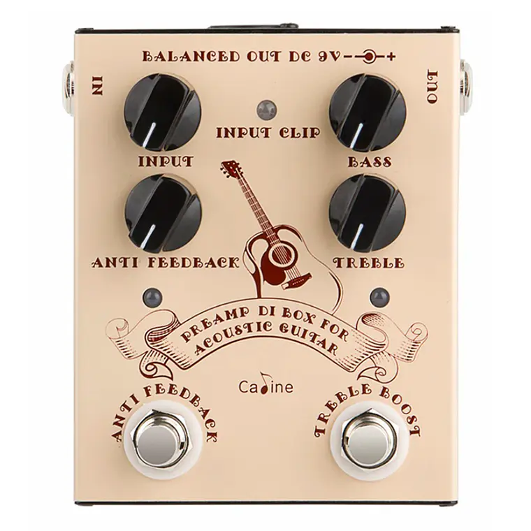 Caline Pream DI BOX Guitarra Acústica / CP-40 1