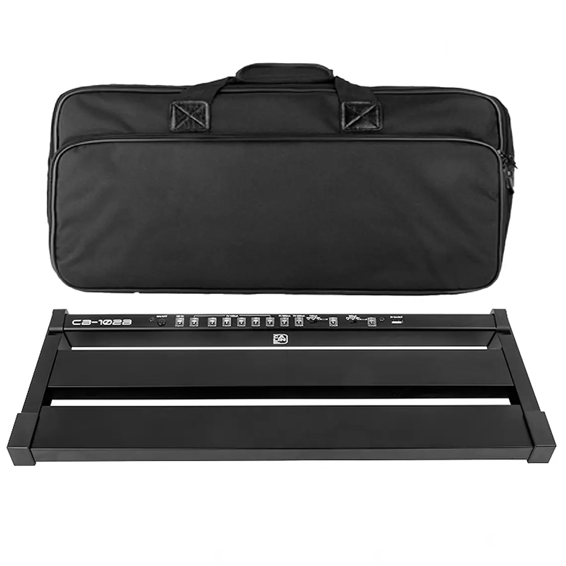 Pedal Board Fuente Incluida + Bolso + Velcro , 52 x 20 x 3.5 cm - CB-102B 1