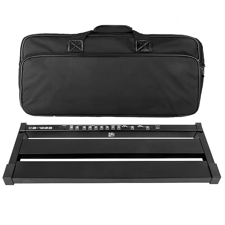 Pedal Board Fuente Incluida + Bolso + Velcro , 52 x 20 x 3.5 cm - CB-102B 1