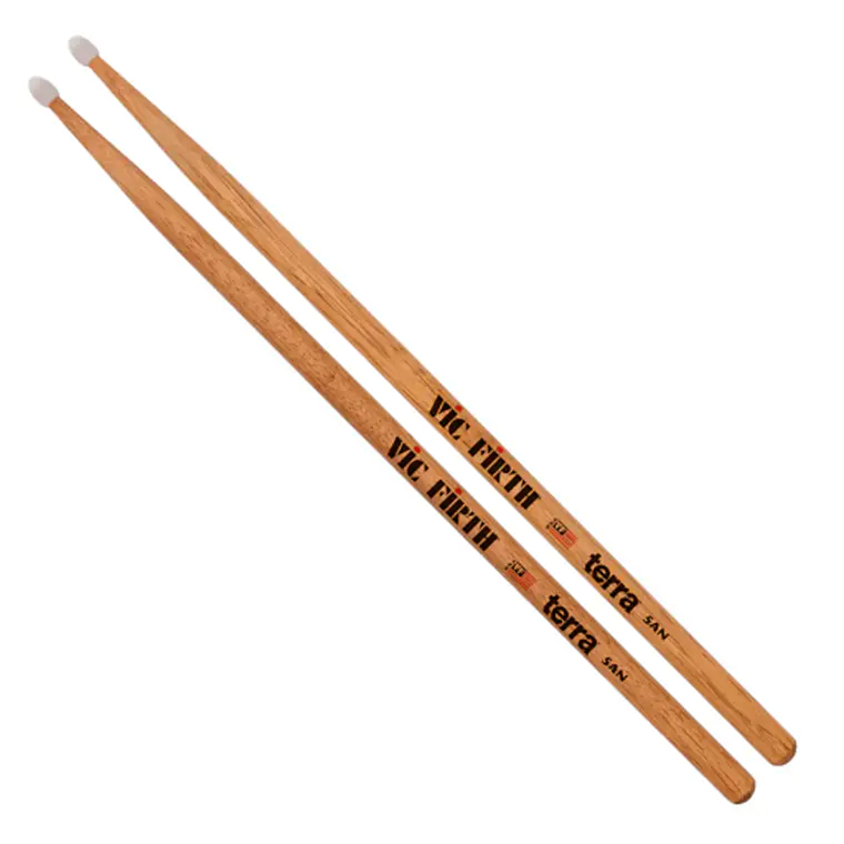 Baqueta VIC FIRTH - TERRA 5A Natural (Punta Nylon) 1