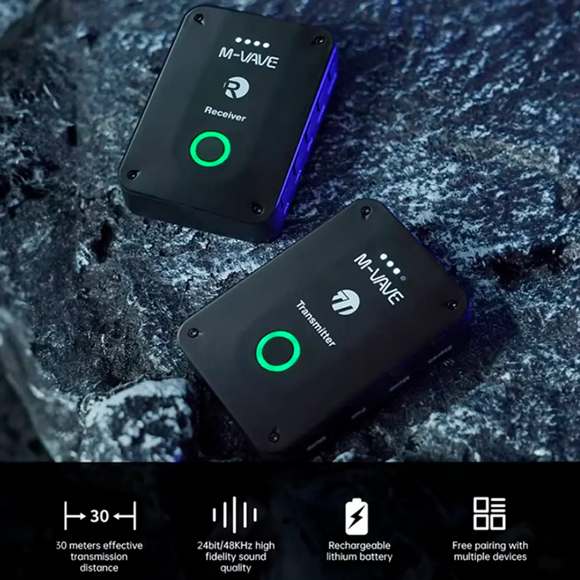 M-Vave Receptor Monitor Inalámbrico WP-9 3