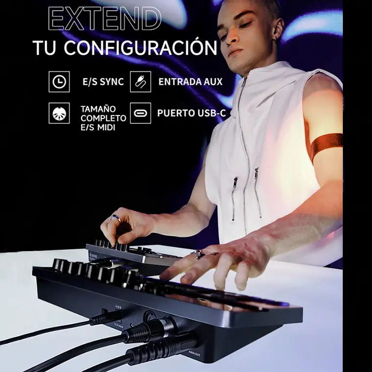 Sintetizador y Secuenciador Donner Essential B1 3