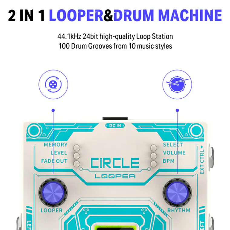 Donner Circle Looper (Looper + Caja Ritmos) 2