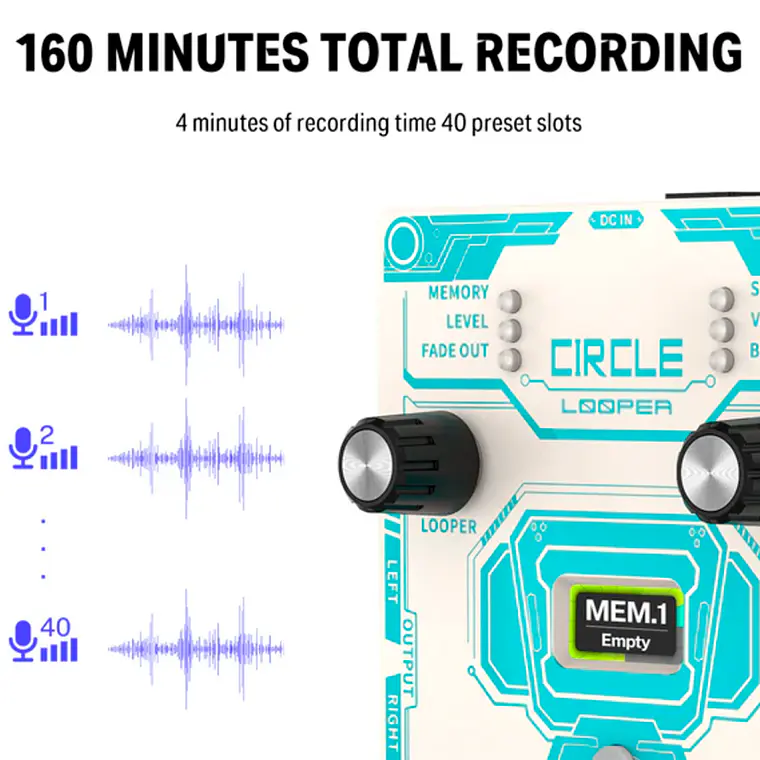 Donner Circle Looper (Looper + Caja Ritmos) 4