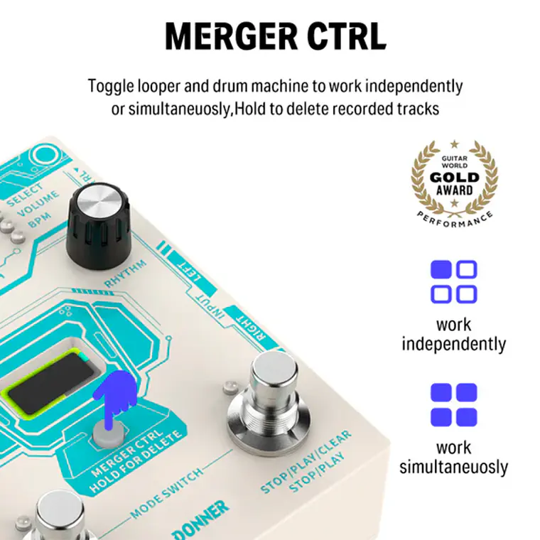 Donner Circle Looper (Looper + Caja Ritmos) 5