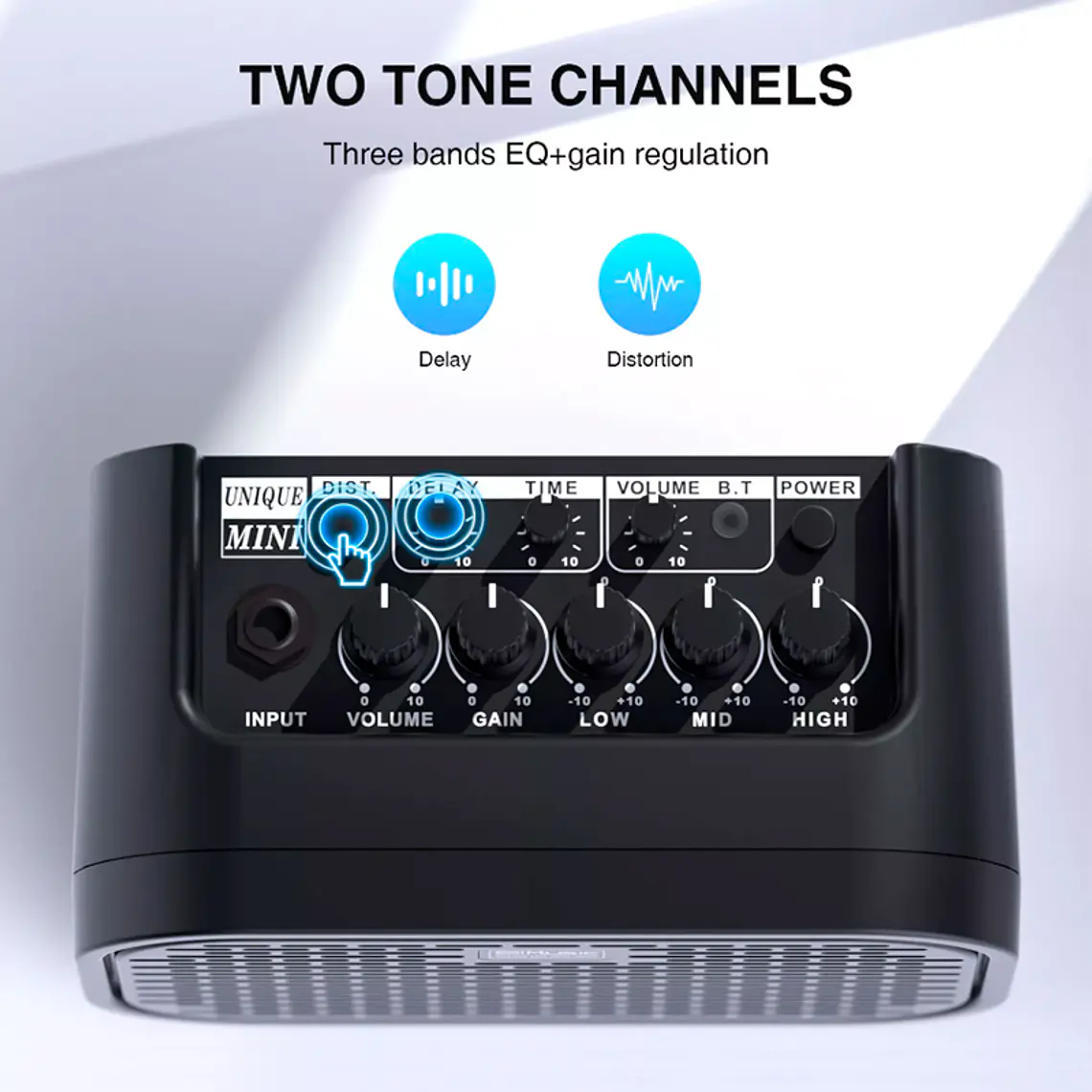 Coolmusic Unique Mini 10W - Amplificador Guitarra 4
