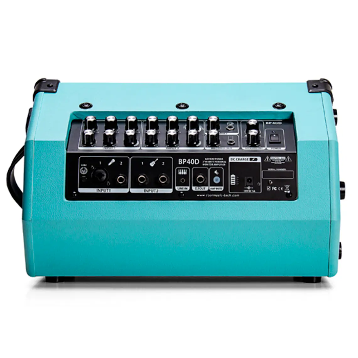 Coolmusic BP-40D Blue 80W Amplificador Recargable Multi Instrumento 2