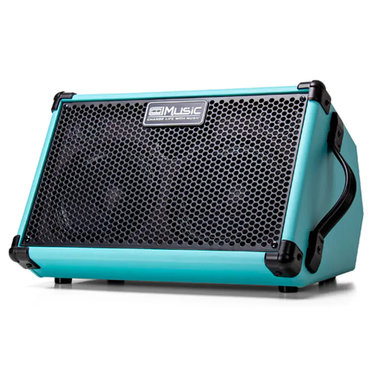 Coolmusic BP-40D Blue 80W Amplificador Recargable Multi Instrumento 7