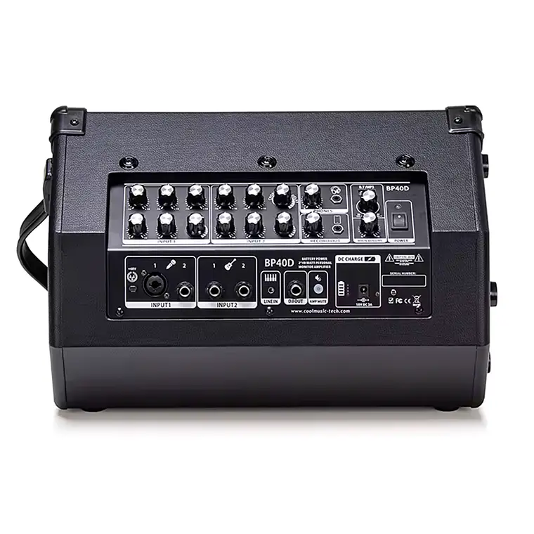 Coolmusic BP-40D Black 80W Amplificador Recargable Multi Instrumento 2