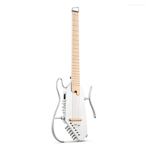 Guitarra Donner HeadLess Hush I PRO - White