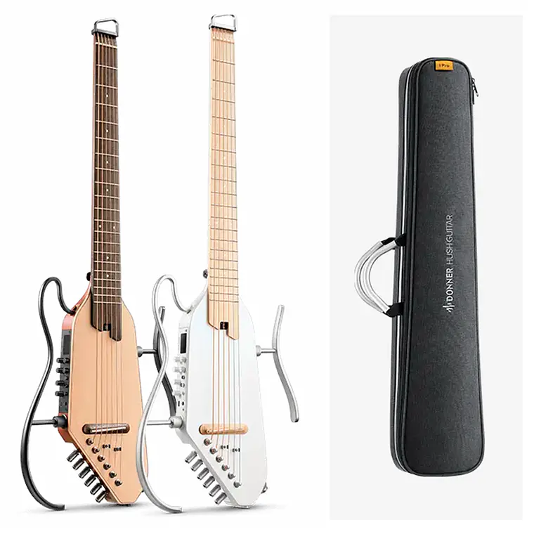 Guitarra Donner HeadLess Hush I PRO - White 2