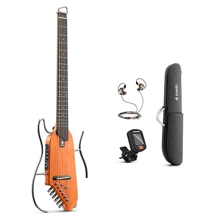 Guitarra Donner HeadLess Hush I - Black 3