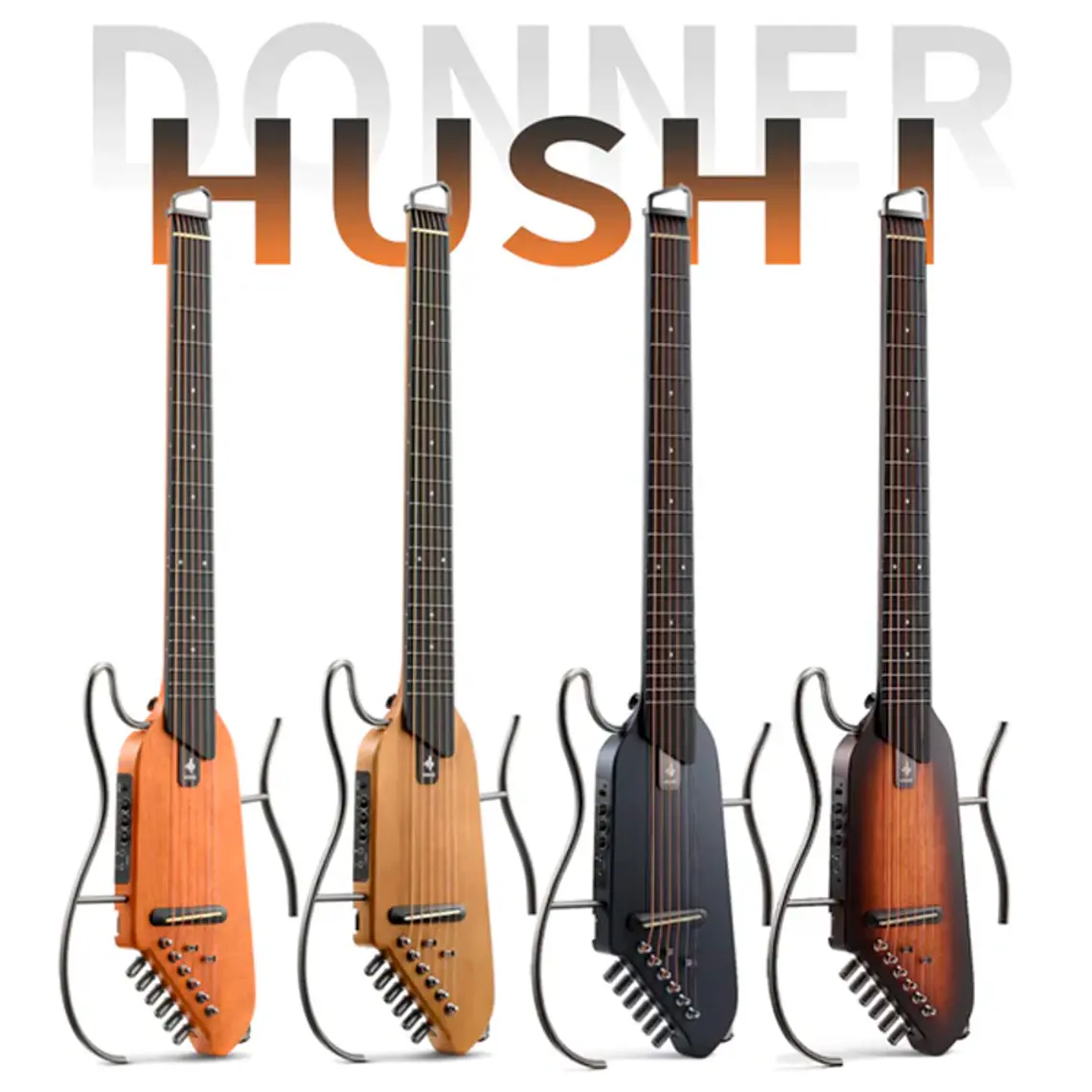 Guitarra Donner HeadLess Hush I - Black 4
